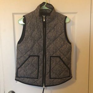 J Crew Herringbone Vest